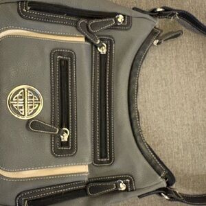 Stone Mountain Accessories Black and Gray Shoulder Bag